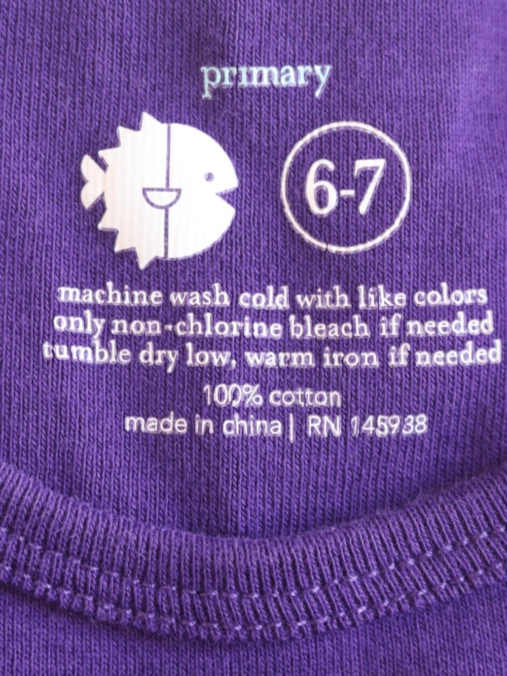 Primary| NWOT Sleeveless Cotton Fitted Tank Top Purple Undershirt Size Small 6-7 - Picture 3 of 6